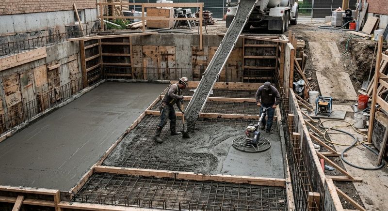Basement Concrete Pouring in Greenville, SC