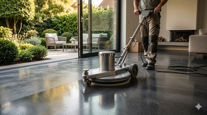 Basement Concrete Polishing in Louisville, KY