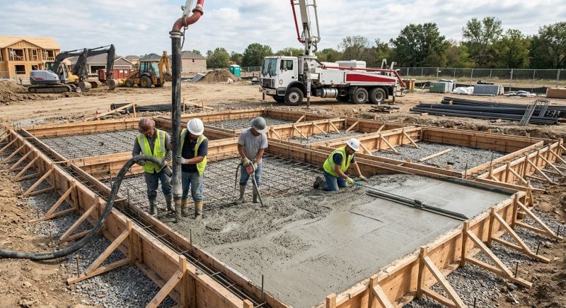 Basement Concrete Pouring in Fredericksburg, VA