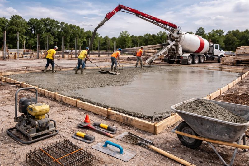 Commercial Slab Installation in Jupiter, FL