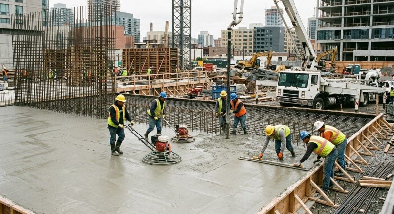 Commercial Slab Installation in Greenville, SC