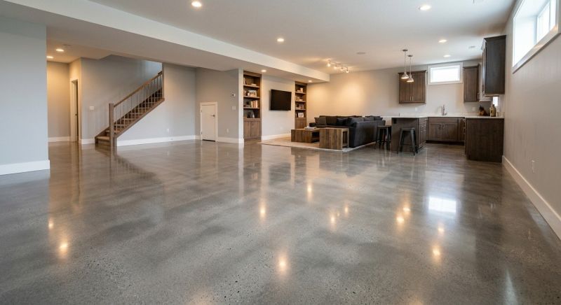 Concrete Basement Polishing in Louisville, KY