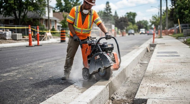 Concrete Curb Sawing in Corpus Christi, TX