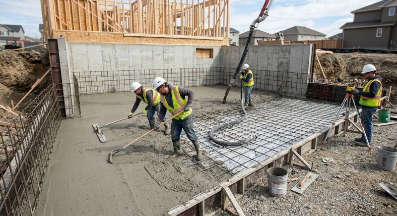 Foundation Slab Construction in Columbus, OH