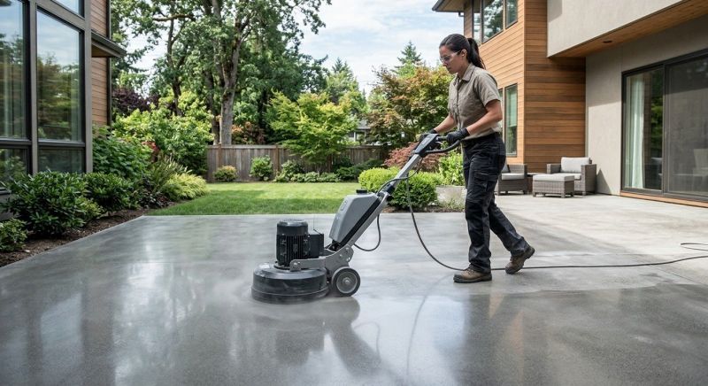 Patio Concrete Polishing in Corpus Christi, TX
