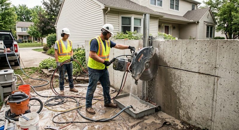 Sidewalk Cutting in Corpus Christi, TX