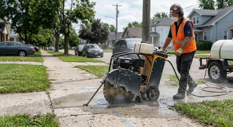 Walkway Cutting in Corpus Christi, TX